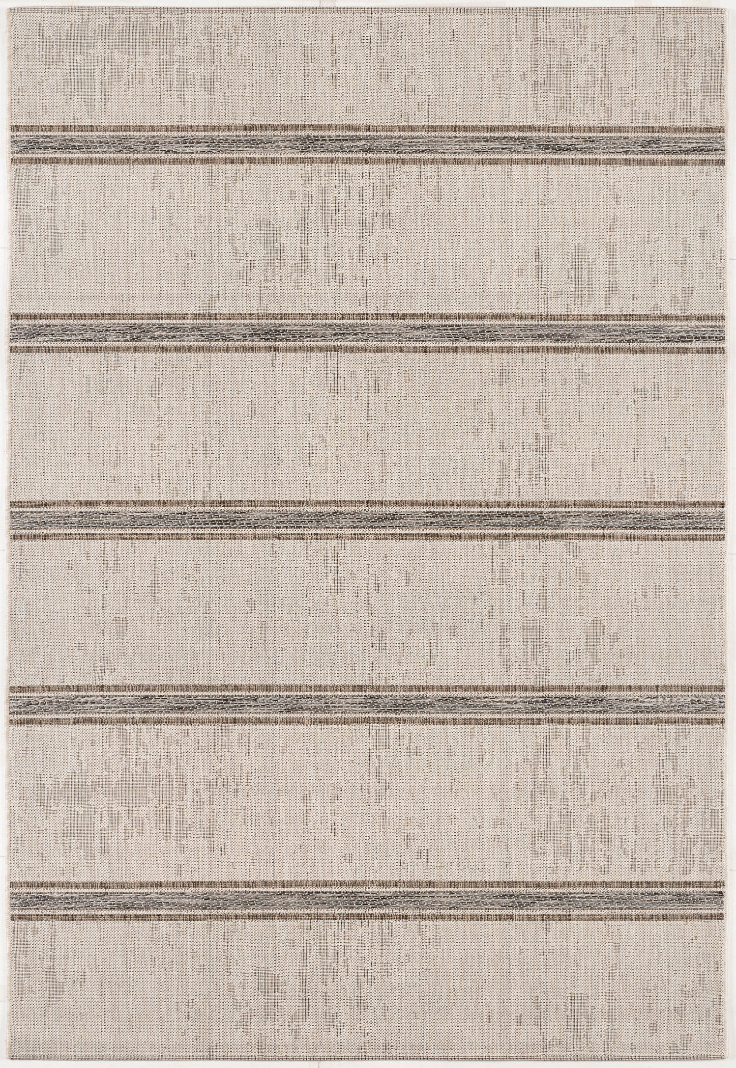Modern Striped Indoor/Outdoor Area Rug
