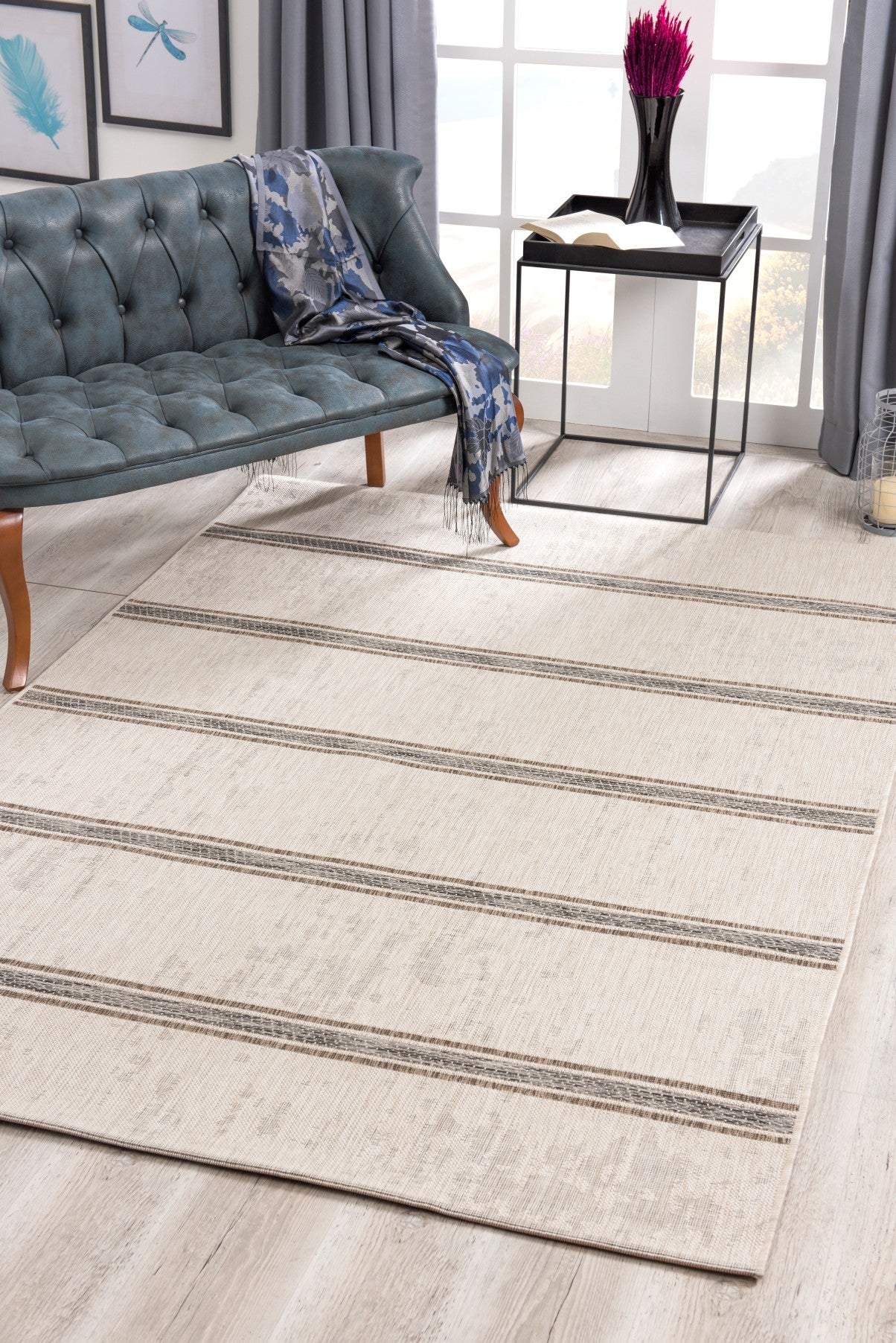 Vista Coastal Modern Beige Rug