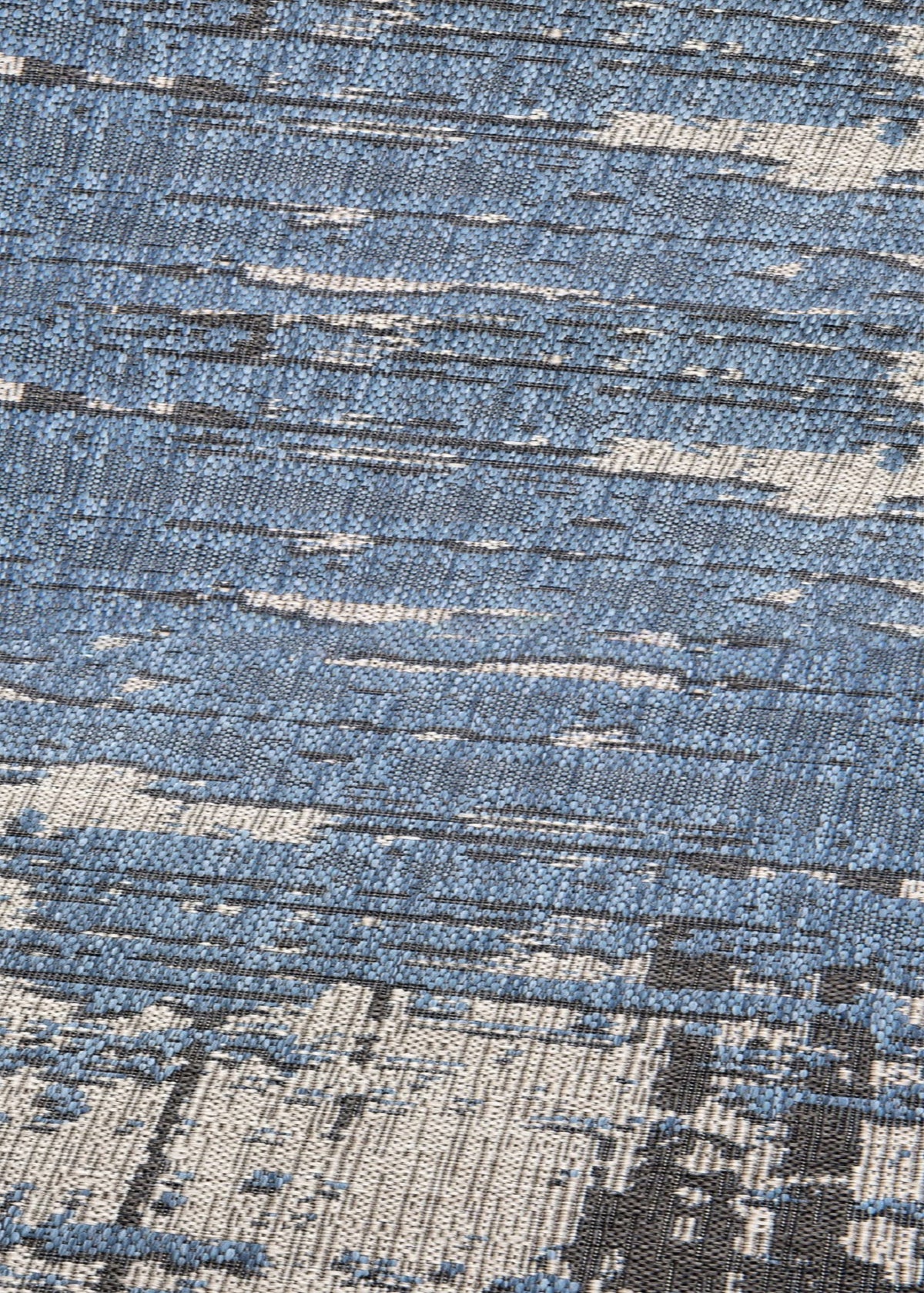 Khat Abstract Contemporary Blue,Beige Indoor Rug