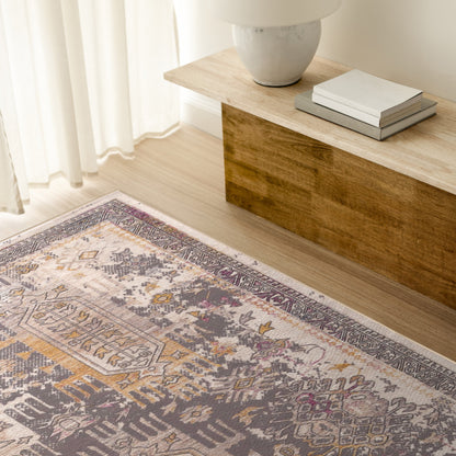 Tapis gris Boho du sud-ouest d'Amalfi