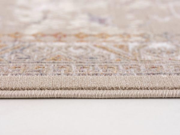 Paletta Distressed Medallion Transitional Beige and Cream Indoor Rug