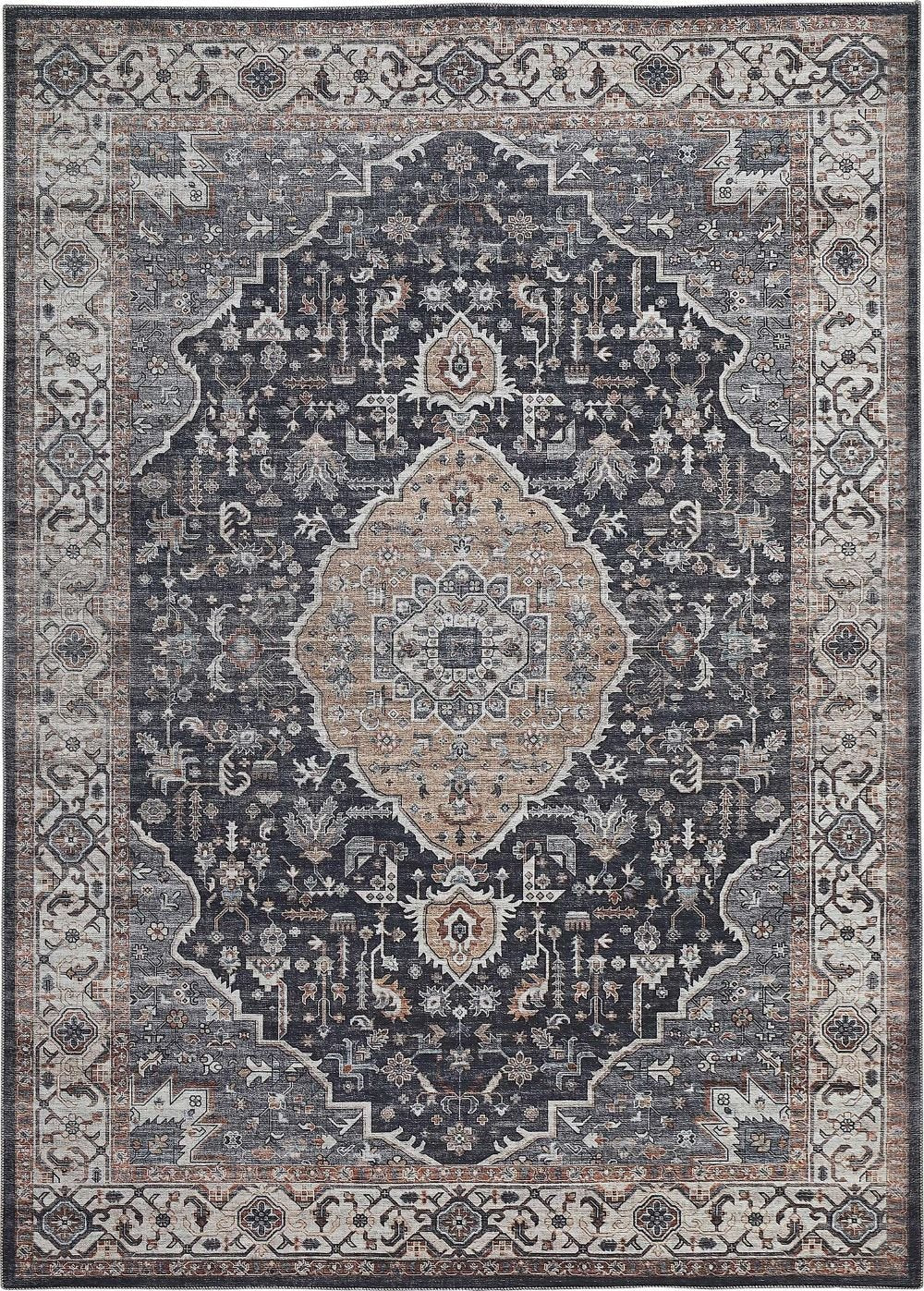 Alfombra Oriental Tradicional-Azul Beige